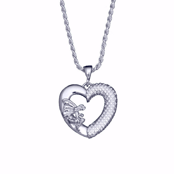 Sterling Collection - Pixie Queen sterling silver necklace - Bright finish